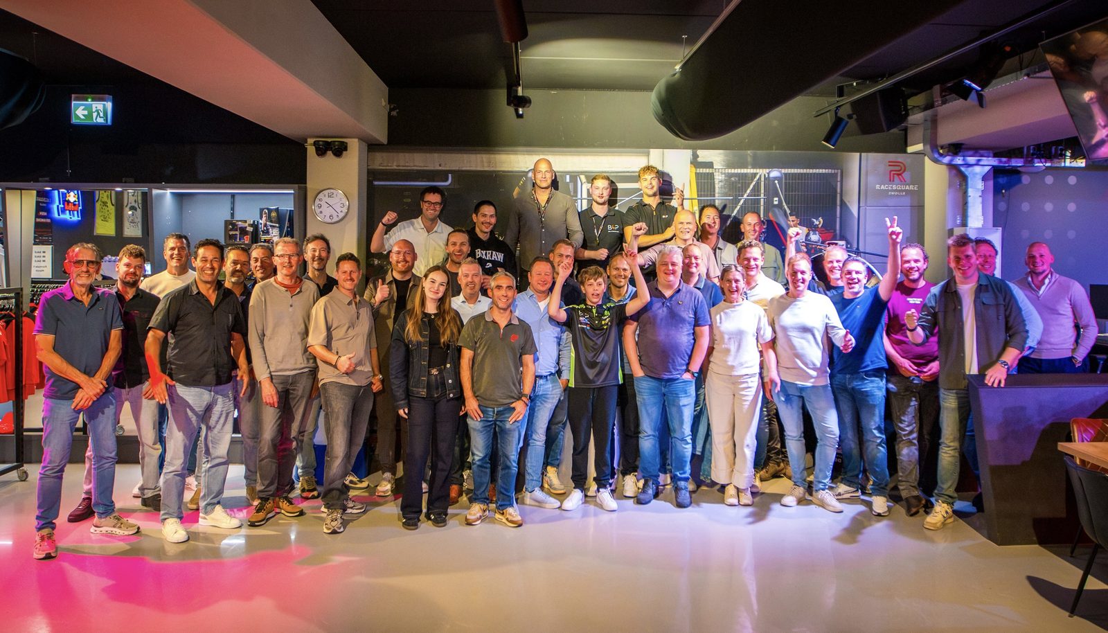 Groepsfoto van de Business Club