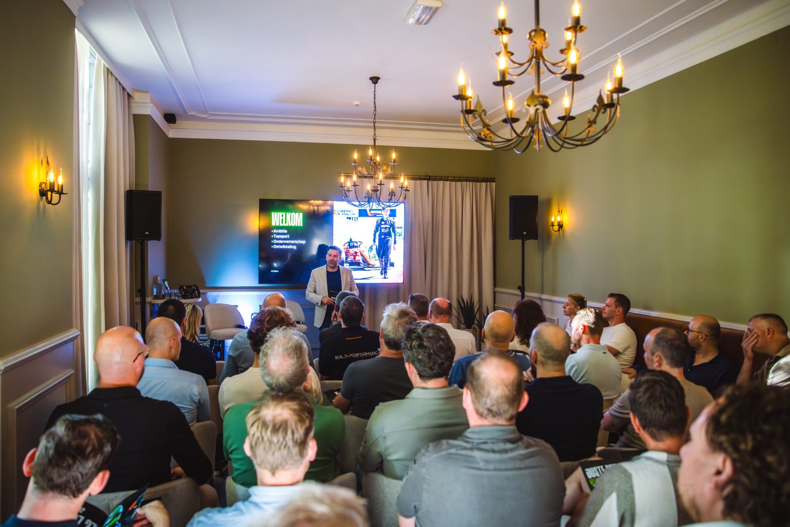 Presentatie tijdens een Business Club-avond